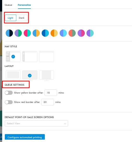 Appearance Settings